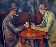 オルセー美術館に飾られている「トランプをする人たち(ポール・セザンヌ)」