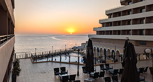 マルタ島の夜明け