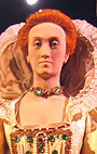 カナダ・バンクーバーのロイヤル・ロンドン・ロウ人形館に飾られている女王エリザベス1世のロウ人形